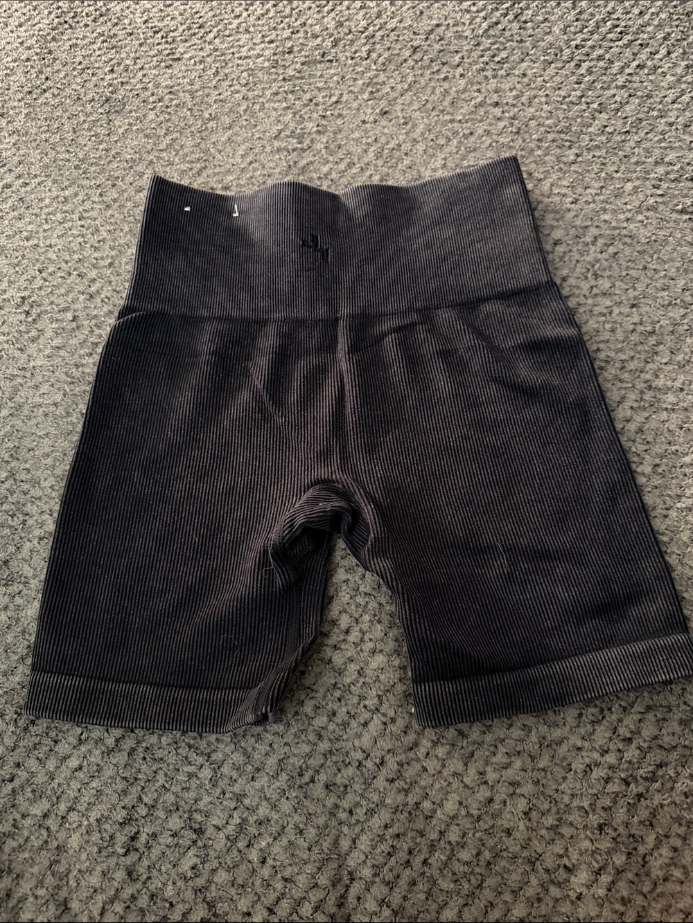 JoyLab Ribbed High-Rise Bike Shorts in Black